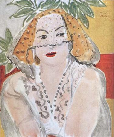Woman with a Veil (mk35), Henri Matisse